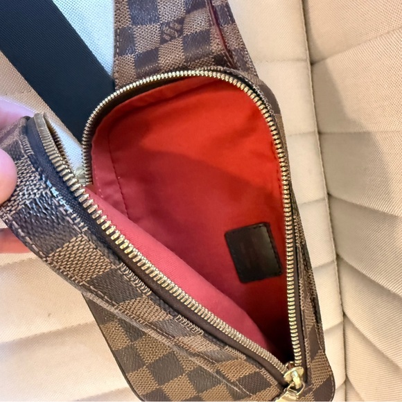 Louis Vuitton Brown Damier Ebene Geronimos Belt Bag sling - Picture 7 of 12